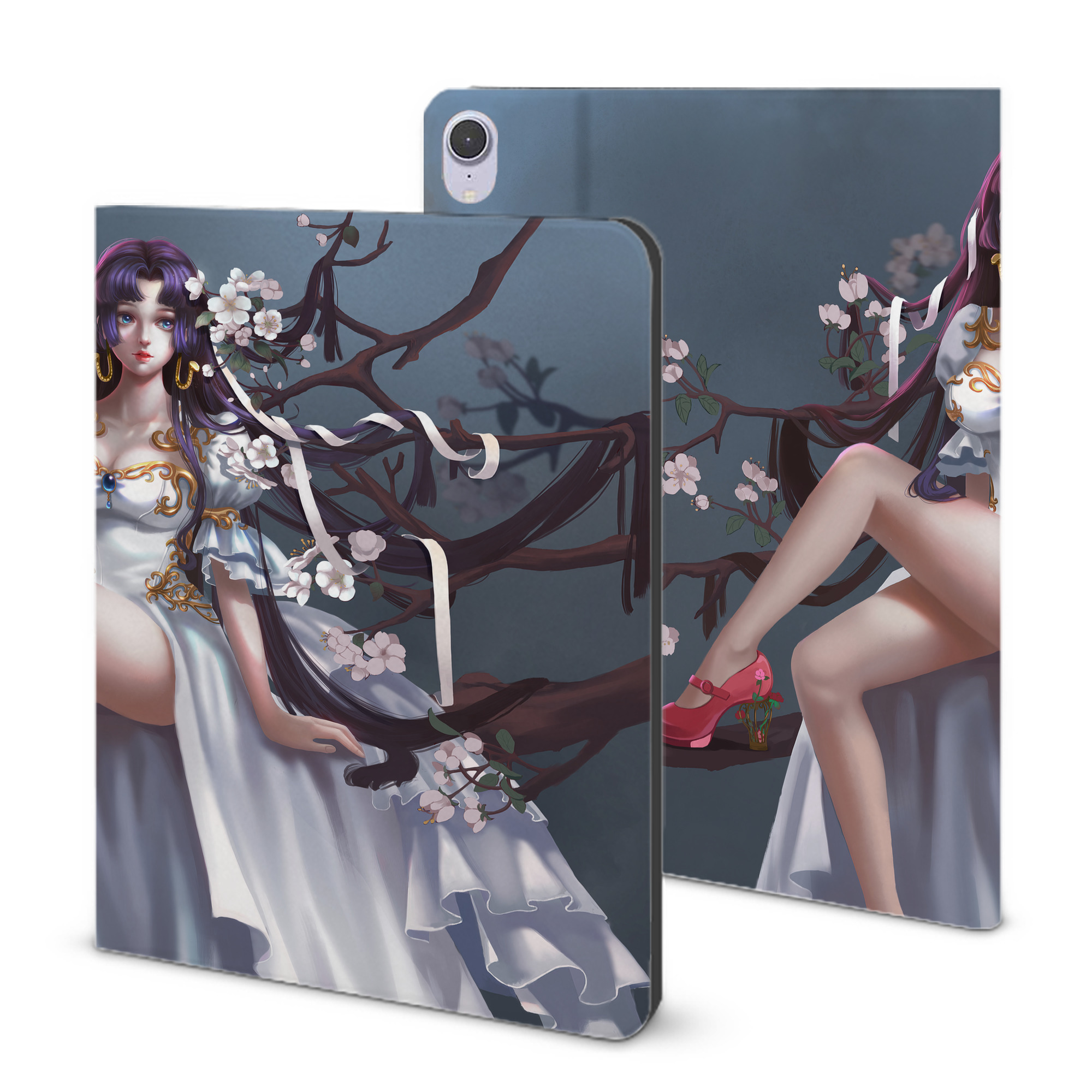ワンピース ONE PIECE IPad ケース ブック型 PUレザー TPU 耐衝撃 軽量 薄型 ペン収納なし 全面保護 IPad 各モデル対応